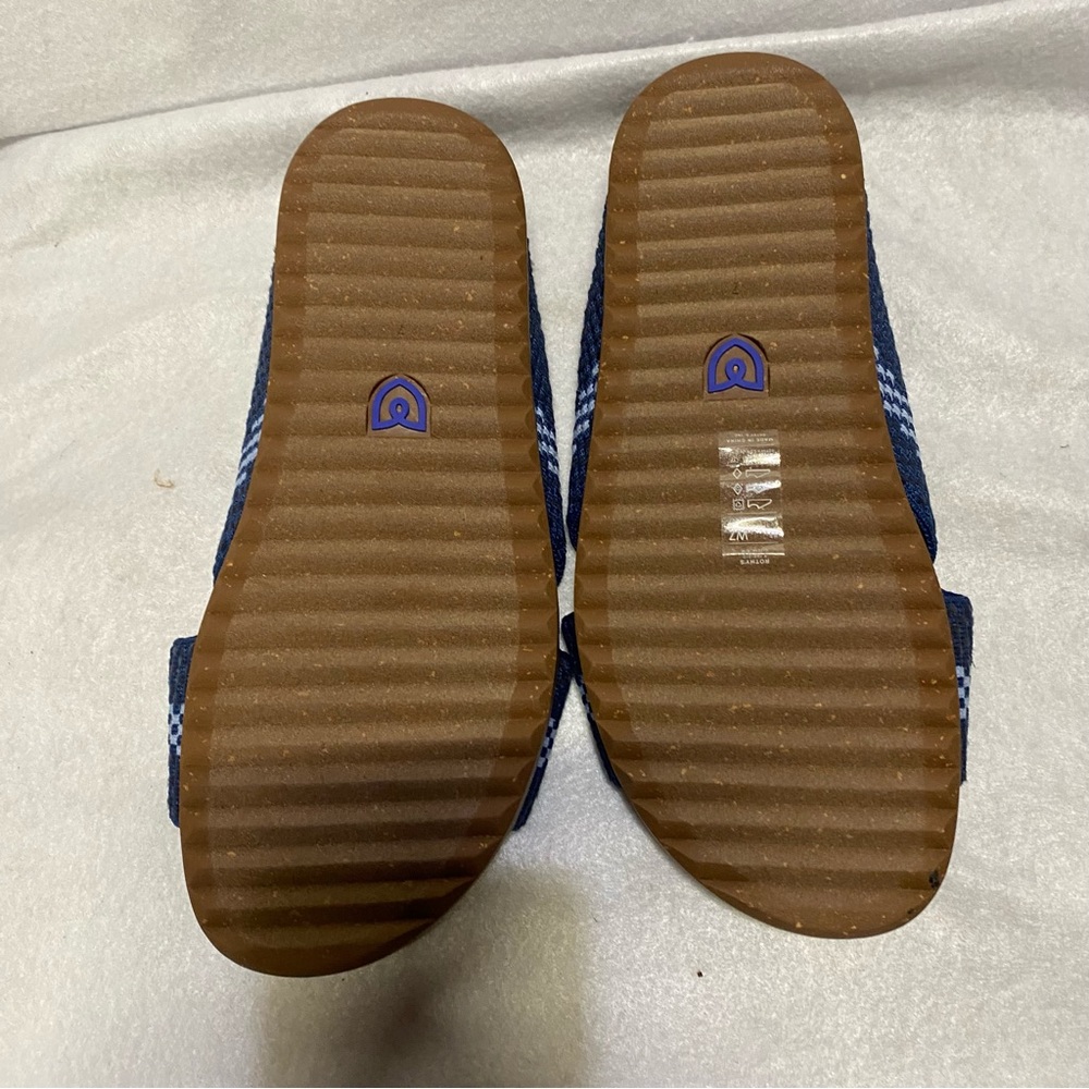 NEW Rothy's Weekend Slides blue 7 - Picture 4 of 6